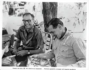 Arthur Miller And Clark Gable In The Misfits