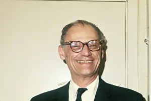 Arthur Miller Smiling for Camera