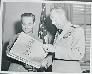 Arthur W Prints: Arthur Radford Showing Keizo Hayashi Documents