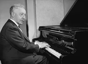 Arthur Rubinstein Playing the Piano