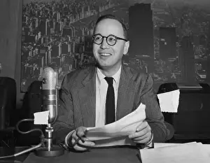 Arthur Schlesinger Jr. Seated at Desk