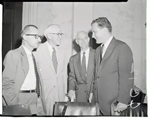 Watkins Prints: Arthur Watkins Conferring with Attorneys