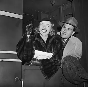Artie Shaw With Bride Lana Turner