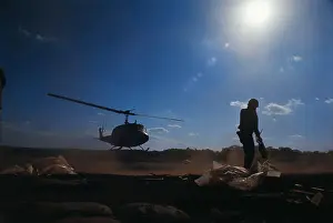 Special Forces Prints: Artillery Smoke Cloud Rising into the Sky