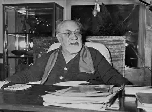 Artist Henri Matisse at His Desk
