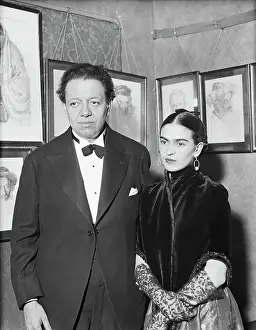 Lace Prints: Artists Diego Rivera and Frida Kahlo