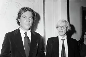 Artists James Wyeth & Warhol Waist Up