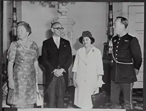 Bernhard Prints: Arturo Frondizi Visiting Dutch Royalty