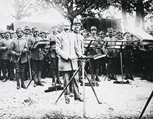 Conductor Prints: Arturo Toscanini Leads Band During World War I