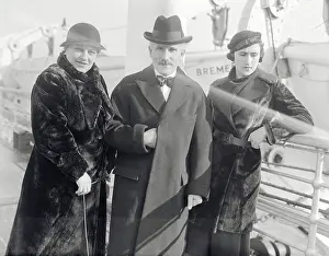 Arturo Toscanini Posing with Family