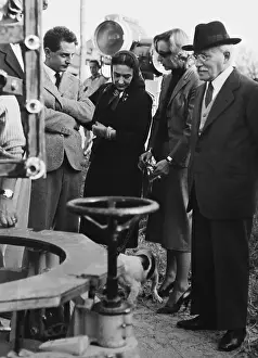 Movie Studio Prints: Arturo Toscanini Visiting a Film Studio