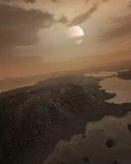 Images Dated 1st December 2018: Artwork of Seas on Titan