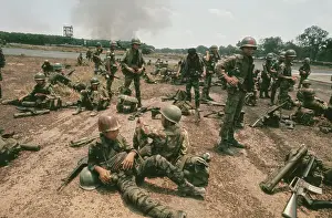 Huty27248 Prints: ARVN Airborne Troops, Vietnam War