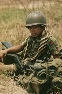 Huty27248 Prints: ARVN Airborne Troops, Vietnam War
