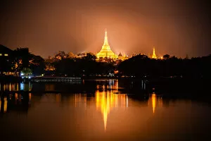 Images Dated 16th December 2016: asian, attraction, building, burma, culture, famous, golden, heritage, landmark, peaceful