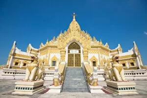 Images Dated 15th December 2016: asian, building, burma, culture, golden, heritage, holy, landmark, myat, paya, peaceful