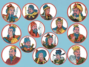 Images Dated 26th February 2015: Asian leaders pattern