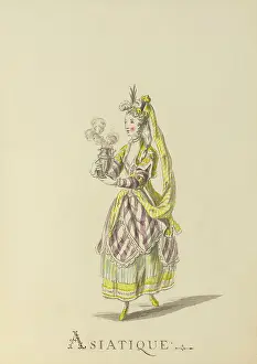 Asiatique (Asian) - example illustration of a ballet character