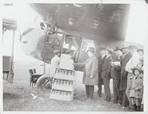 New Jersey Prints: Asparagus Being Shipped by Airplane