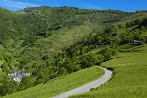 Climb Prints: Aspin Aure, the road to col d Aspin, national park of Pyrenees, Hautes Pyrenees, France