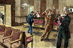 Assassination Prints: Assassination Attempt on President James Garfield