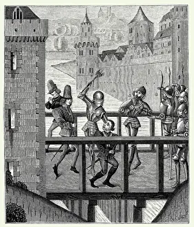 Knights Prints: Assassination of the Duke of Burgundy