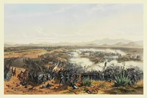 Mexican American Prints: Assault at Contreras