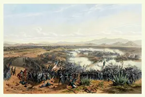 Mexican American Prints: Assault at Contreras