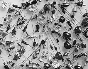 Electronic Prints: Assortment Of Transistors
