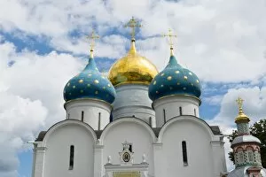 Images Dated 17th July 2015: Assumption Cathedral, Sergiev Posad