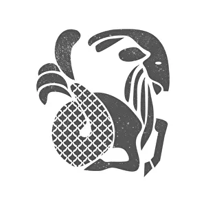 Images Dated 14th November 2018: Astrology zodiac signs - capricorn