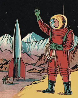 Astronaut in Outer Space
