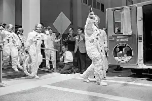 Launch Pad Prints: Astronauts Boarding Apollo 11