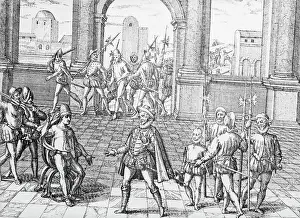 Killed Prints: Atahualpa, Debry Being Strangled