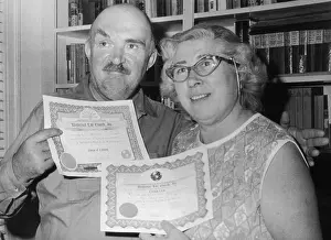 Certificate Prints: Atheists Richard and Madalyn O'Hair Holding Church Charters