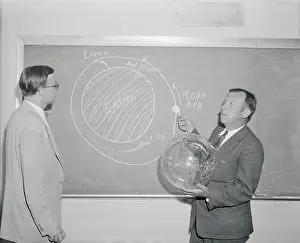 Athelstan Spilhaus Explaining Satellite Orbit