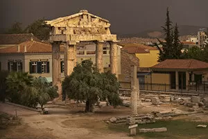 Domingo Leiva Travel Photography Gallery: Athena Archegetis Gate, on the former site of the Roman Forum in Athens, Greece