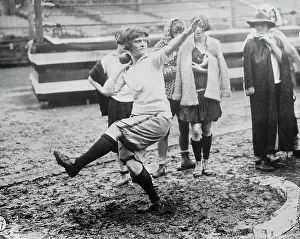 Shot Put Prints: Athlete Throwing a Shot Put