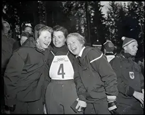 Congratulating Prints: Athletes Of The 1952 Winter Olympics