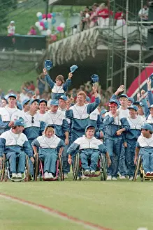 Disabled Prints: Athletes March Into The Opening Ceremony