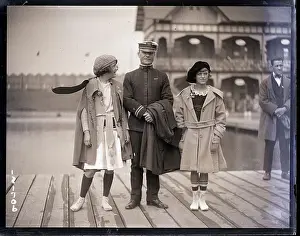 Lieutenant Prints: Athletes Posing with Navy Lieutenant