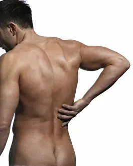 Athleticism Prints: Athletic man, back, shoulders