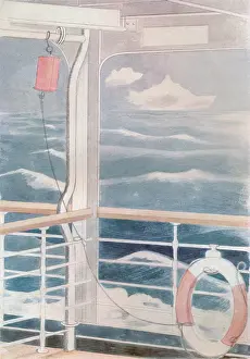 Railings Prints: Atlantic, C20Th Century (1932)
