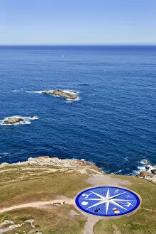 Images Dated 15th July 2016: Atlantic Ocean view from the Tower of Hercules, A CoruAna (Galicia, Spain)