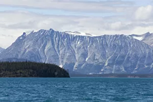 Images Dated 31st July 2011: Atlin Lake, mountains behind, Tagish Highland, Mount Fetterly, British Columbia, Canada, America