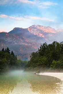 Images Dated 19th August 2011: Atmospheric Lake Bohinj