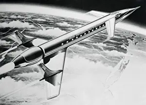 Futuristic Prints: Atomic Airliner