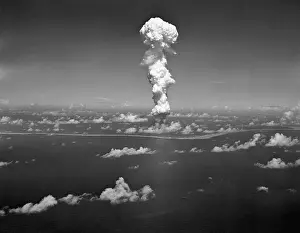 Test Prints: Atomic Bomb Mushroom Over Bikini Isle