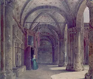 Back Prints: Atrium of Sant'Ambrose, the porch of the narthex (Atrio di Sant'Ambrogio)