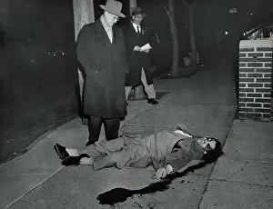 Gruesome Prints: Attorney Looking at a Body